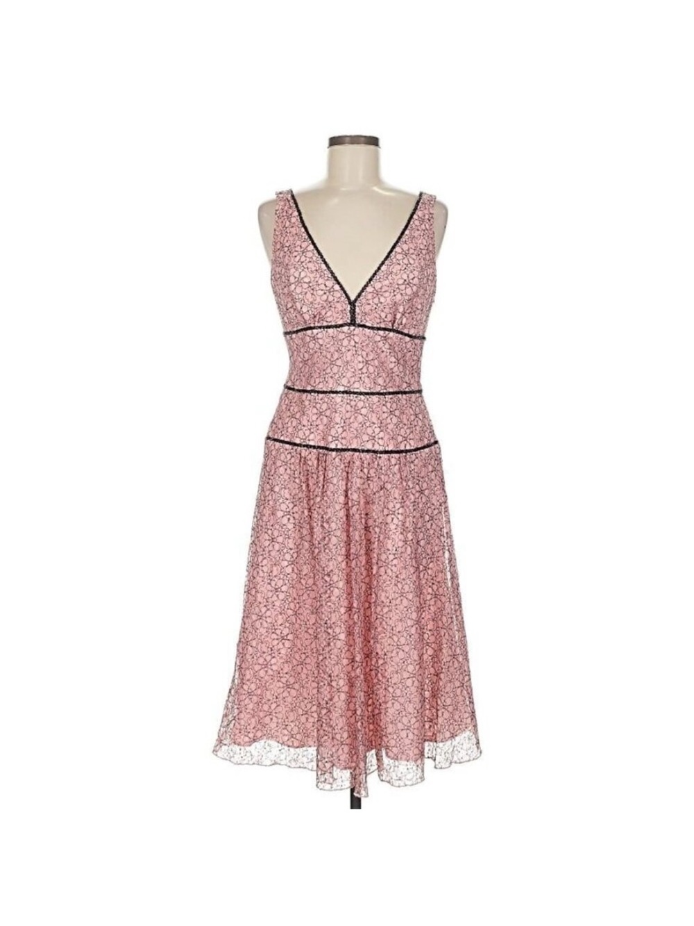 Gilmore Girls Rory Gilmore Aso Archive Laundry By Shelli Segal Pink Lace Dress View 5